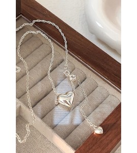 LCR3038 S925純銀愛心項鏈