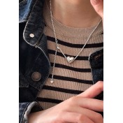 LCR3038 S925純銀愛心項鏈