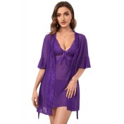 LDD1013 女士性感蕾絲睡衣兩件套