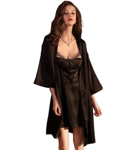 LDD2426B女士性感浴袍 