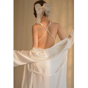 LDD2429女士露背性感睡袍兩件套2 件套 