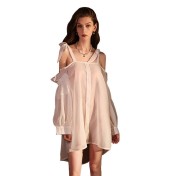 LDD2434女士性感吊帶睡裙 