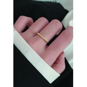 LDR2005 S925銀方形開口戒指