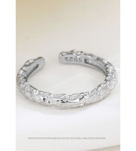 LDR2008 S925銀熔岩戒指