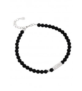 LDR2019 S925銀黑瑪瑙海豚手鏈