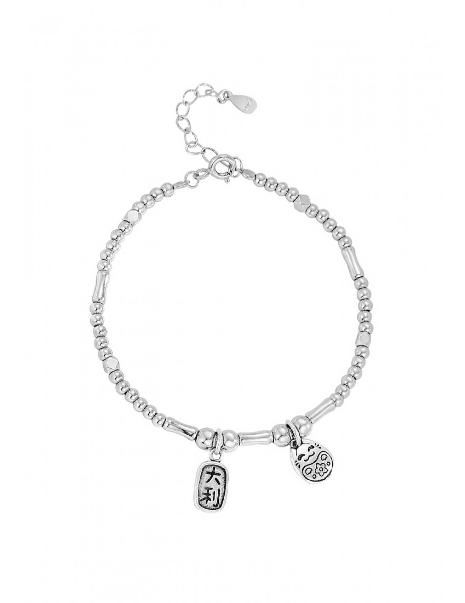 LDR2023 S925銀招財貓手鏈