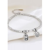 LDR2023 S925銀招財貓手鏈