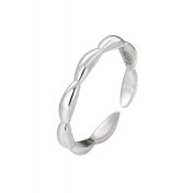 LDR2043 S925銀米粒指環開口戒指