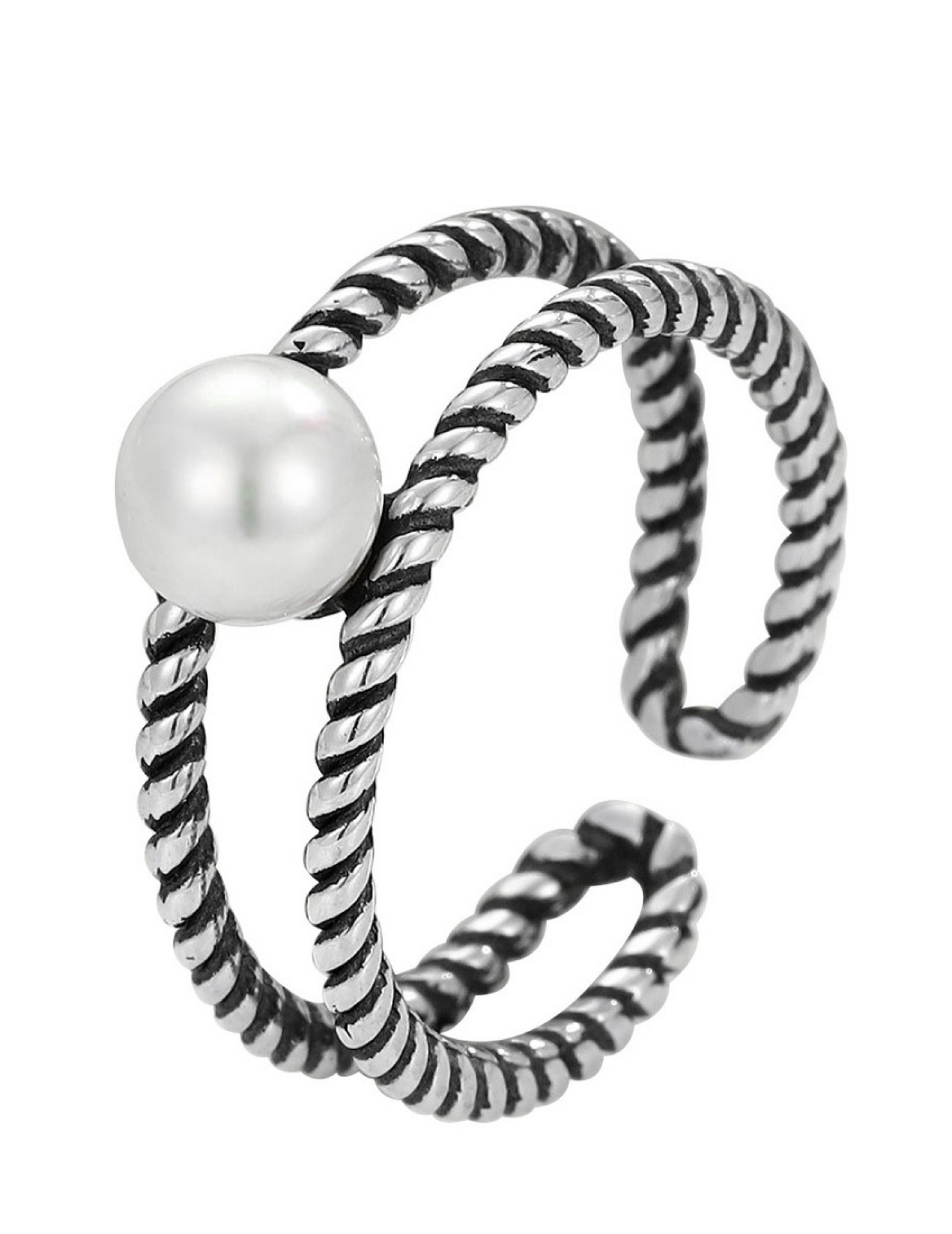 LDR24009 S925純銀珍珠戒指