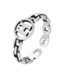 LDR24011 S925純銀潮流戒指