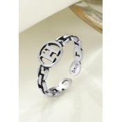 LDR24011 S925純銀潮流戒指