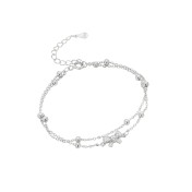 LDR24014 S925純銀蝴蝶手鏈