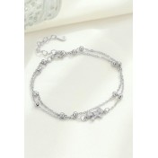 LDR24014 S925純銀蝴蝶手鏈