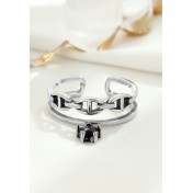 LDR24019 S925純銀五角星戒指