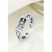 LDR24020 S925純銀潮流戒指