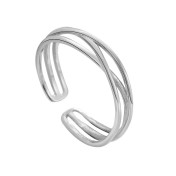 LDR24021 S925純銀潮流戒指