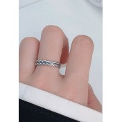 LDR24023 S925純銀潮流戒指