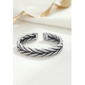 LDR24023 S925純銀潮流戒指