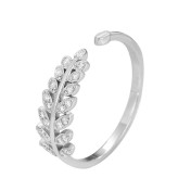 LDR24024 S925純銀橄榄枝戒指