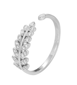 LDR24024 S925純銀橄榄枝戒指