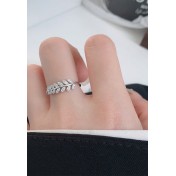 LDR24024 S925純銀橄榄枝戒指