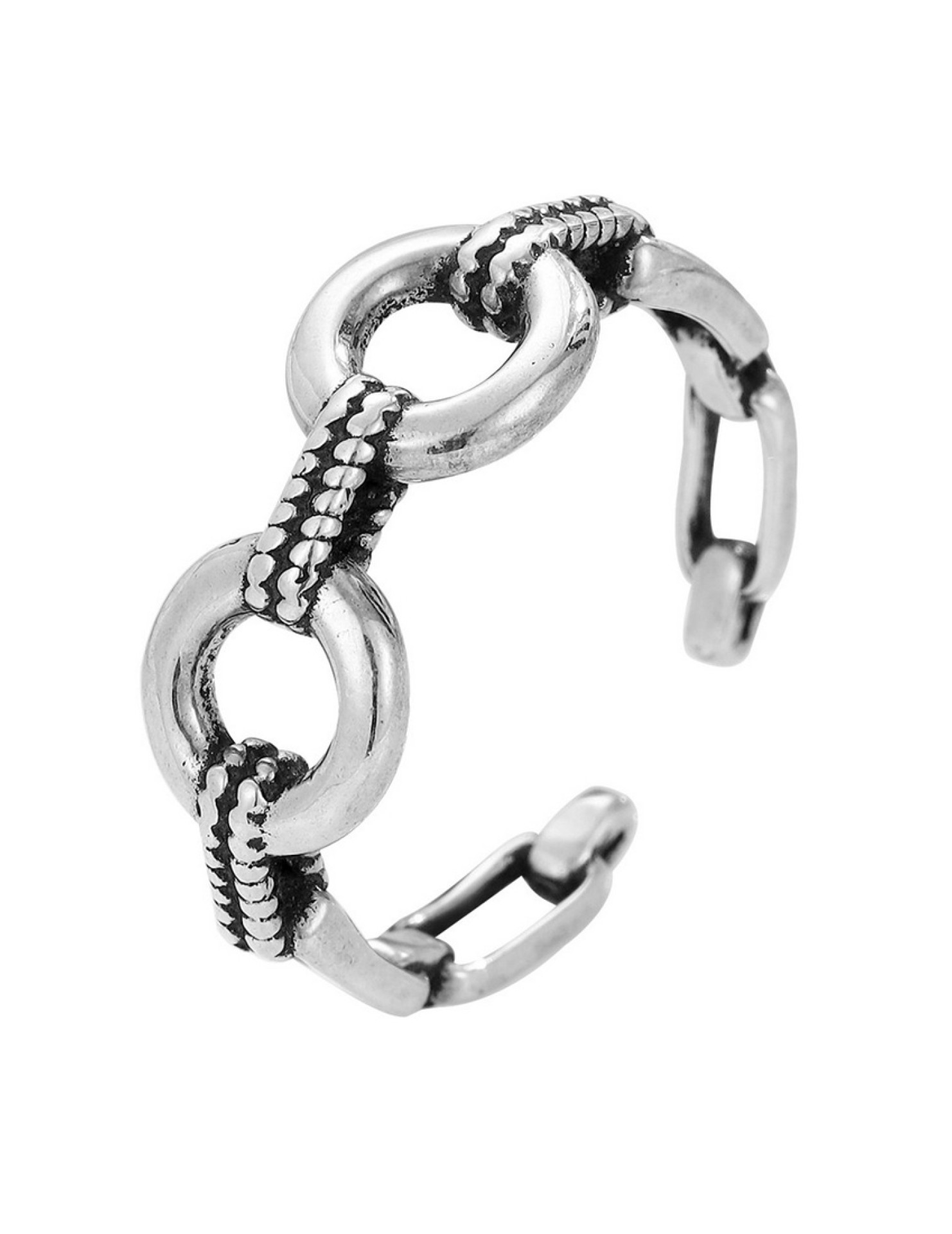 LDR24028 S925純銀潮流戒指