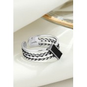 LDR24030 S925純銀潮流戒指