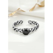 LDR24031 S925純銀潮流戒指