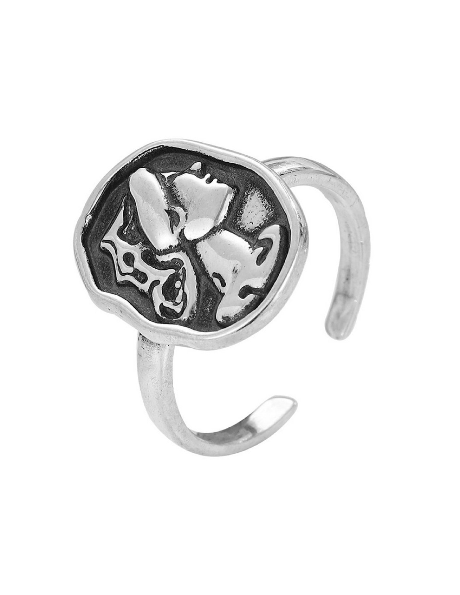 LDR24033 S925純銀潮流戒指