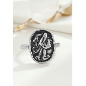 LDR24033 S925純銀潮流戒指