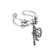 LDR24036 S925純銀潮流戒指