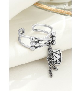 LDR24036 S925純銀潮流戒指