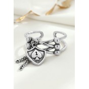 LDR24036 S925純銀潮流戒指