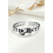 LDR24037 S925純銀潮流戒指