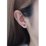 LDR24039 S925純銀潮流耳環