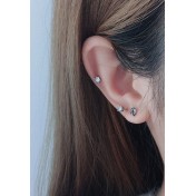 LDR24042 S925純銀潮流耳環