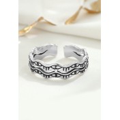 LDR24043 S925純銀潮流戒指