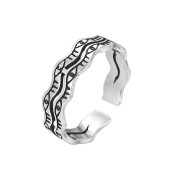 LDR24043 S925純銀潮流戒指