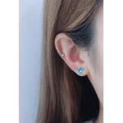 LDR24049 S925純銀潮流耳環