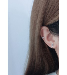 LDR24053 S925純銀潮流耳環