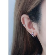 LDR24057 S925純銀潮流耳環