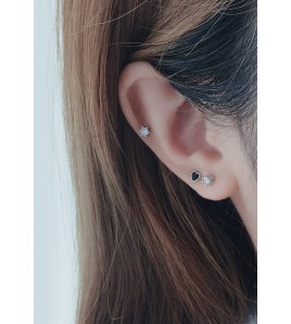 LDR24058 S925純銀潮流耳環