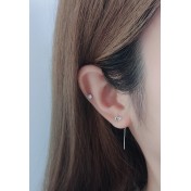 LDR24061 S925純銀潮流耳環