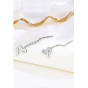 LDR24061 S925純銀潮流耳環