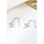 LDR24061 S925純銀潮流耳環