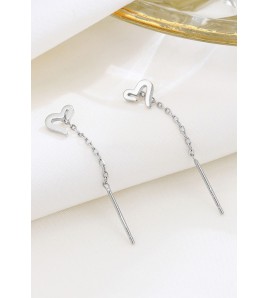 LDR24061 S925純銀潮流耳環