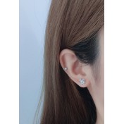 LDR24062 S925純銀潮流耳環