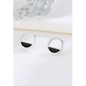 LDR24063 S925純銀潮流耳環