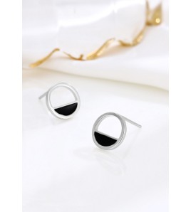 LDR24063 S925純銀潮流耳環