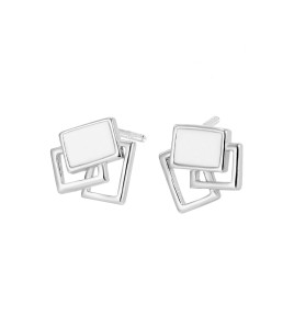 LDR24068 S925純銀潮流耳環